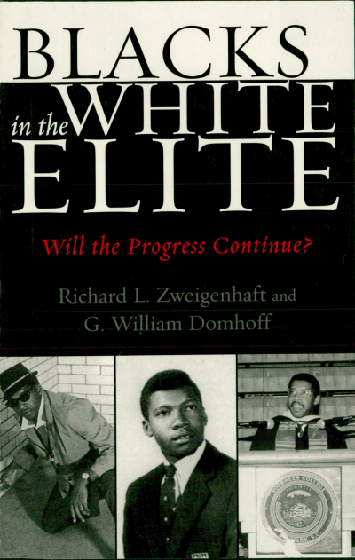 Cover of book: Blacks in the White Elite