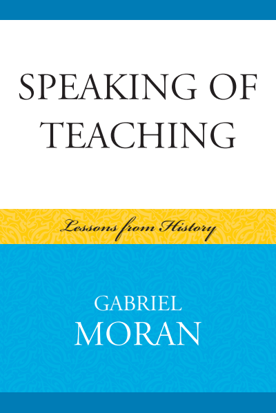 Cover des Buchs: Speaking of Teaching