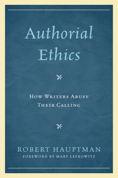 Cover des Buchs: Authorial Ethics