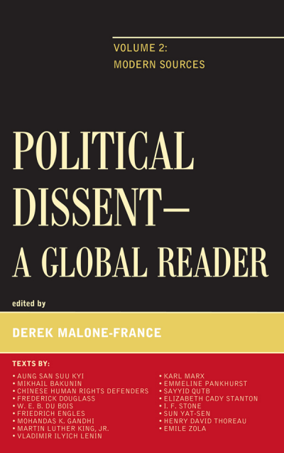 Cover des Buchs: Political Dissent: a Global Reader