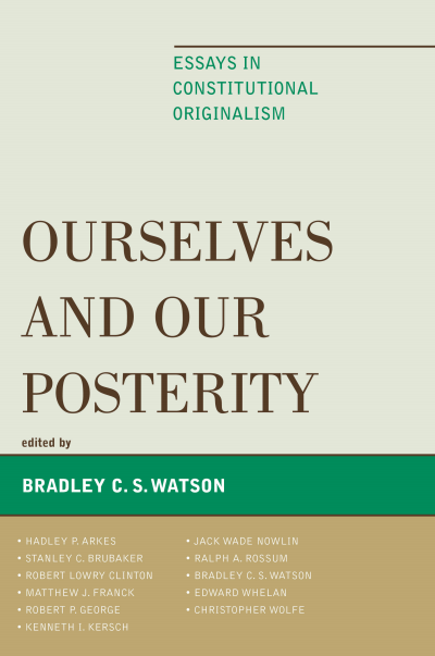 Cover des Buchs: Ourselves and Our Posterity