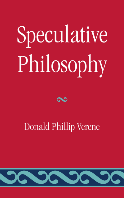 Cover of book: Speculative Philosophy