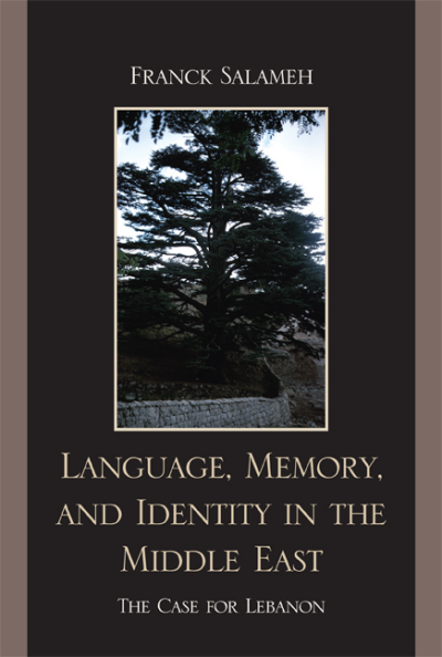 Cover des Buchs: Language, Memory, and Identity in the Middle East