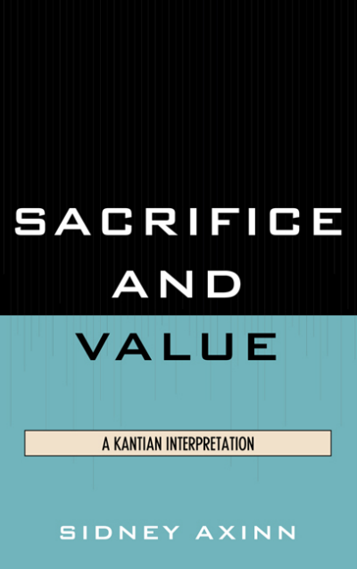 Cover of book: Sacrifice and Value