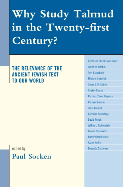 Cover des Buchs: Why Study Talmud in the Twenty-First Century?