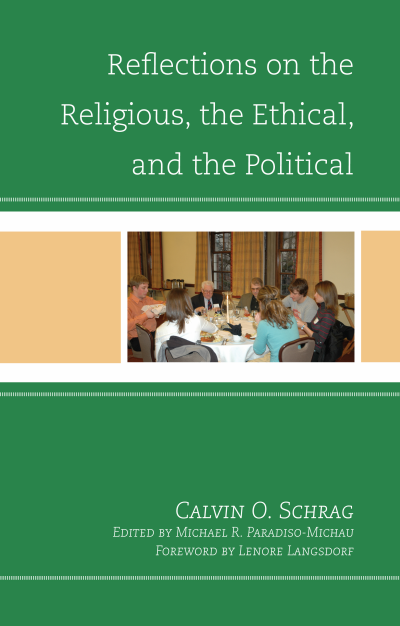 Cover of book: Reflections on the Religious, the Ethical, and the Political