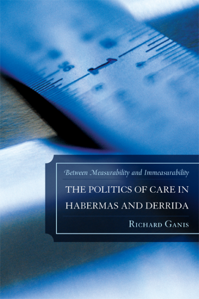 Cover of book: The Politics of Care in Habermas and Derrida