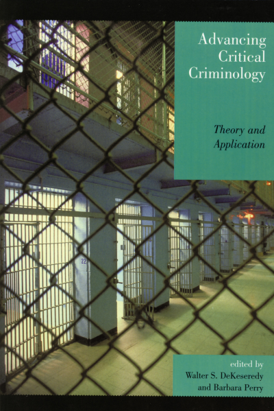 Cover of book: Advancing Critical Criminology