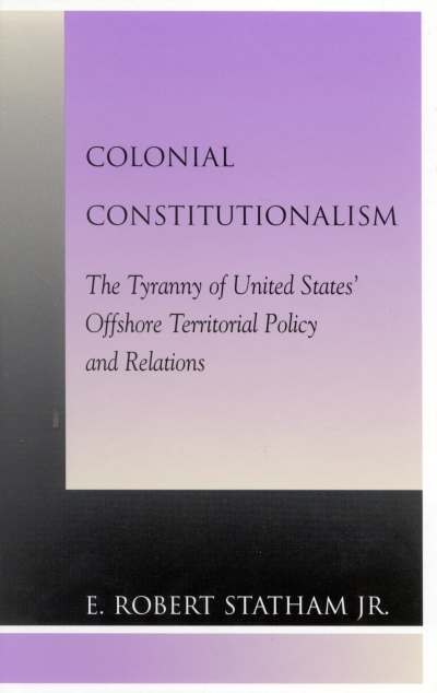 Cover des Buchs: Colonial Constitutionalism
