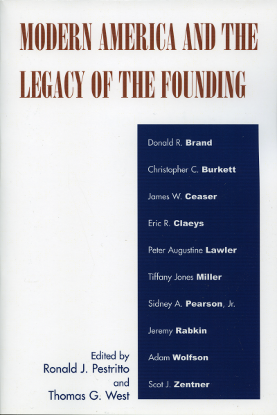 Cover of book: Modern America and the Legacy of Founding