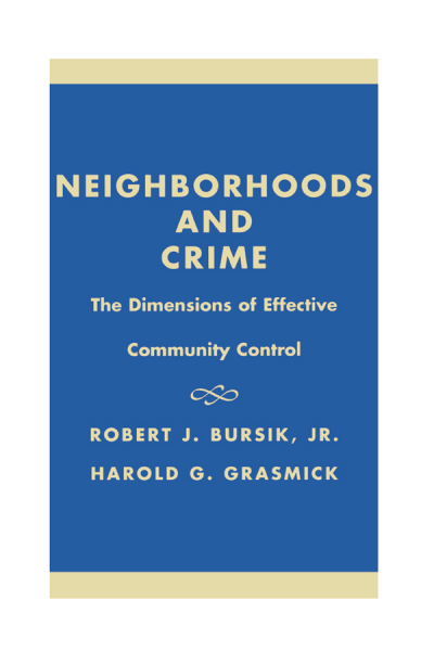 Cover of book: Neighborhoods and Crime