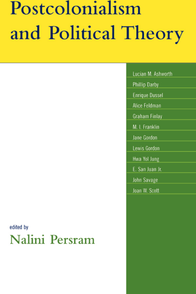 Cover of book: Postcolonialism and Political Theory