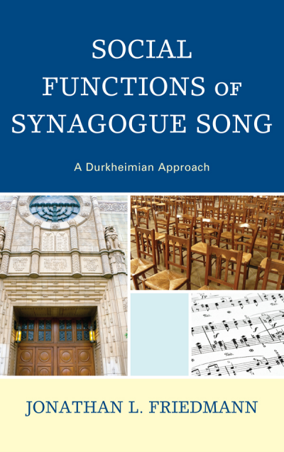 Cover of book: Social Functions of Synagogue Song