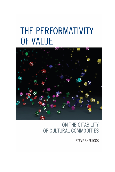 Cover des Buchs: The Performativity of Value