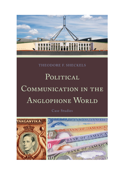Cover des Buchs: Political Communication in the Anglophone World