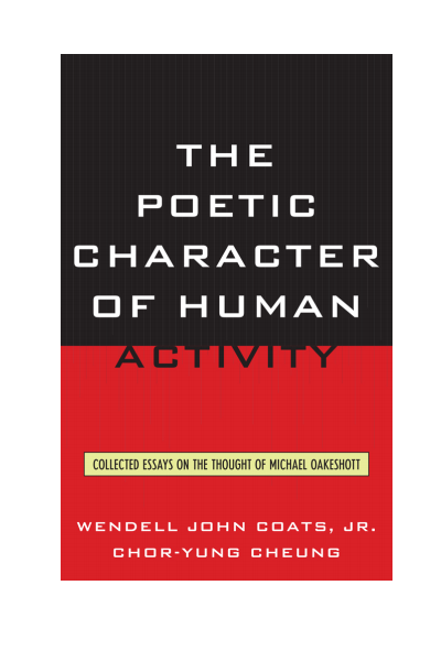 Cover of book: The Poetic Character of Human Activity