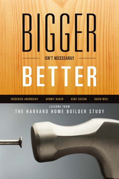 Cover des Buchs: Bigger Isn't Necessarily Better