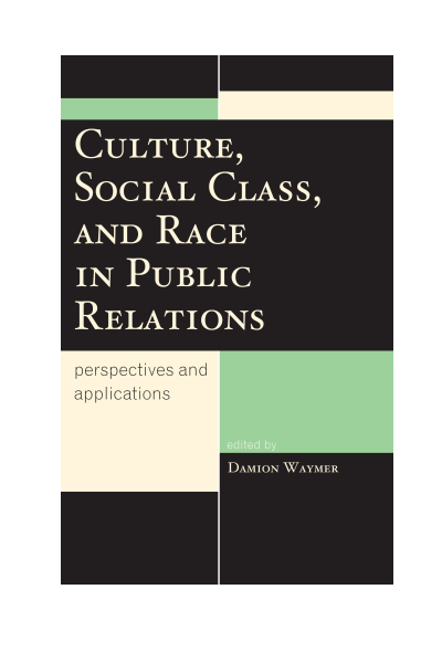 Cover des Buchs: Culture, Social Class, and Race in Public Relations