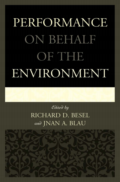 Cover of book: Performance on Behalf of the Environment
