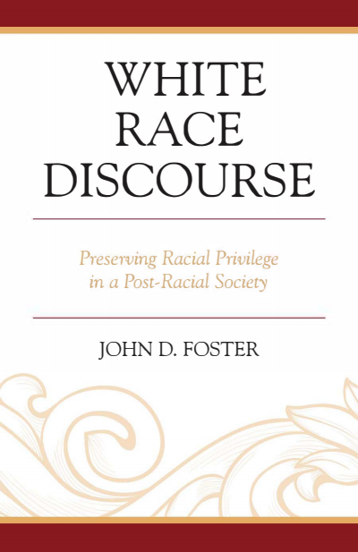 Cover of book: White Race Discourse