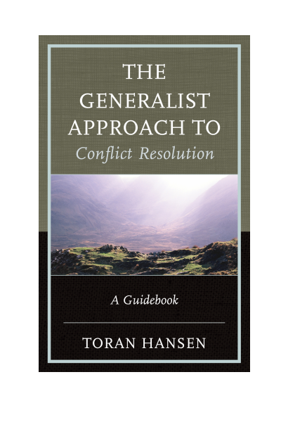 Cover of book: The Generalist Approach to Conflict Resolution