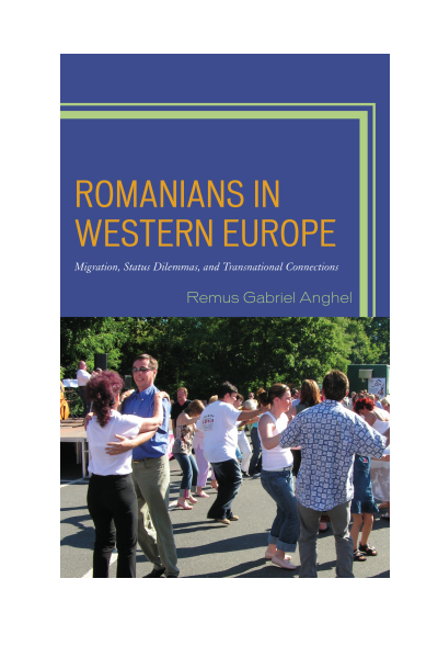 Cover of book: Romanians in Western Europe