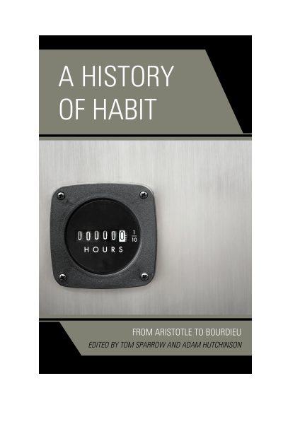 Cover of book: A History of Habit