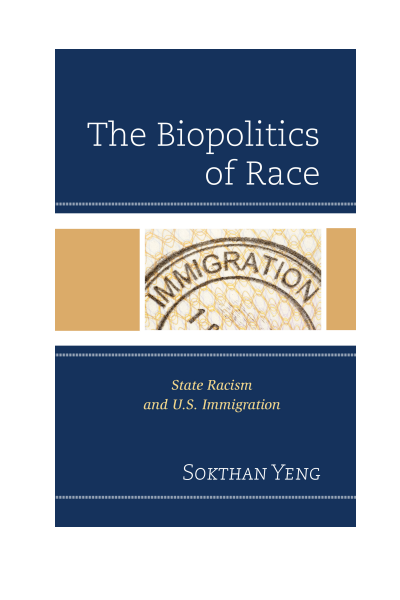 Cover of book: The Biopolitics of Race