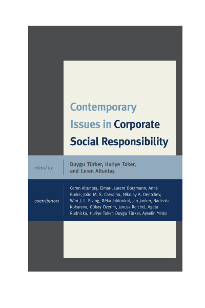 Cover des Buchs: Contemporary Issues in Corporate Social Responsibility