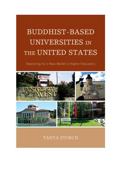 Cover des Buchs: Buddhist-Based Universities in the United States