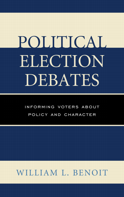 Cover of book: Political Election Debates