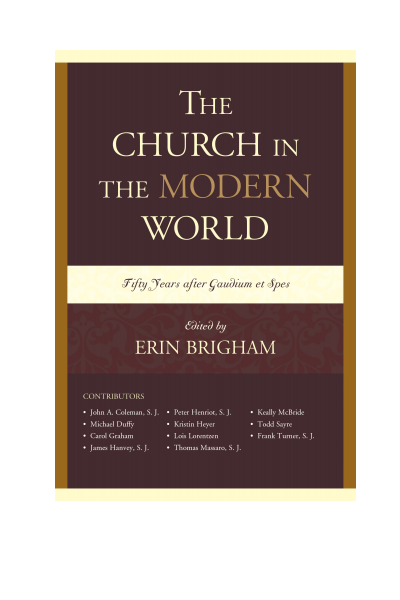 Cover des Buchs: The Church in the Modern World