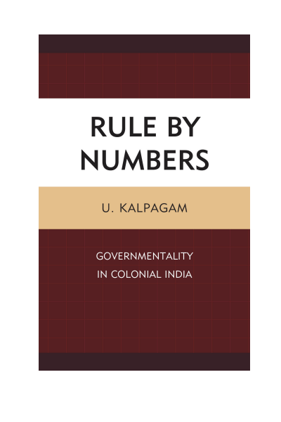 Cover of book: Rule by Numbers