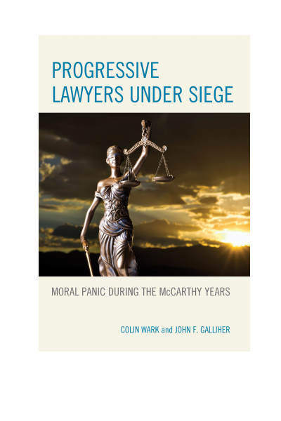 Cover of book: Progressive Lawyers under Siege