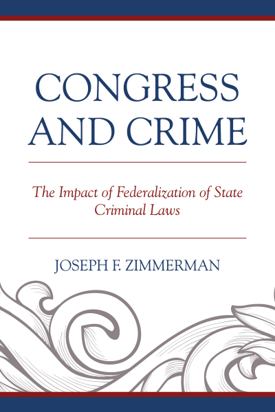 Cover of book: Congress and Crime