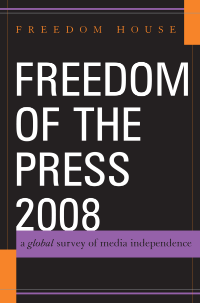 Cover des Buchs: Freedom of the Press 2008