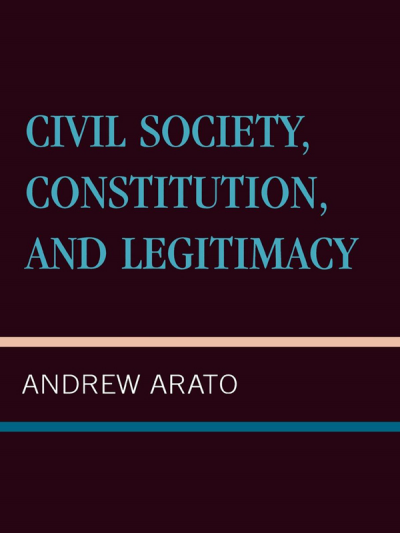 Cover of book: Civil Society, Constitution, and Legitimacy