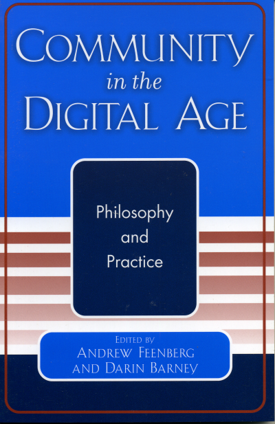Cover of book: Community in the Digital Age
