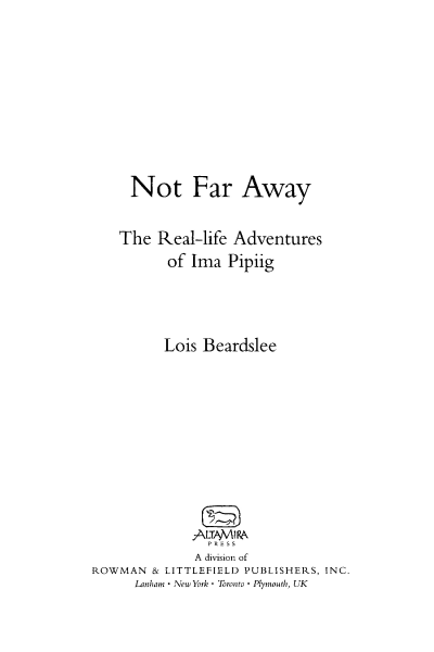 Cover of book: Not Far Away