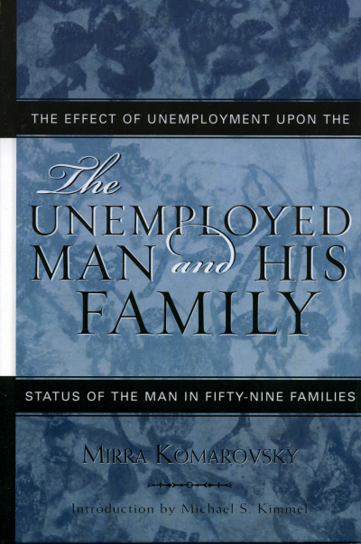 Cover of book: The Unemployed Man and His Family