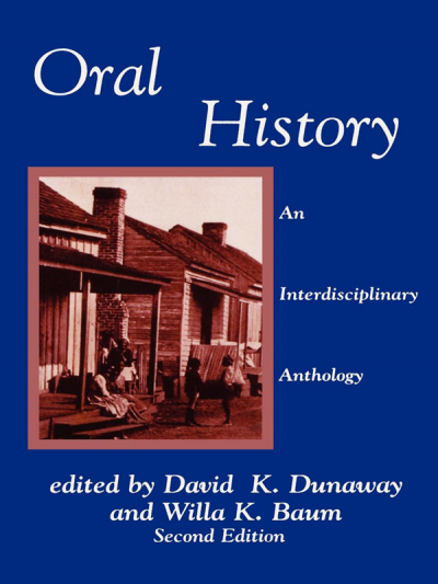 Cover of book: Oral History