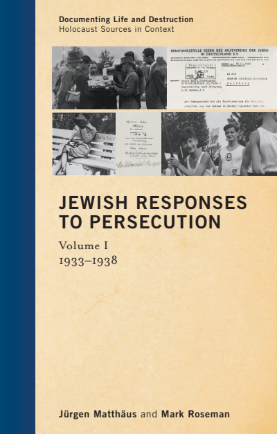 Cover of book: Jewish Responses to Persecution