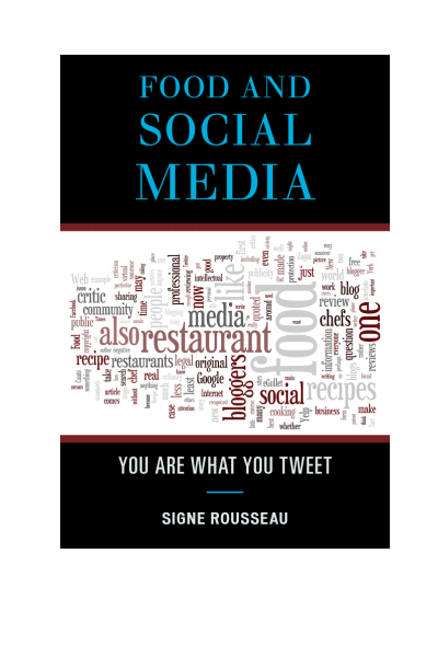 Cover of book: Food and Social Media
