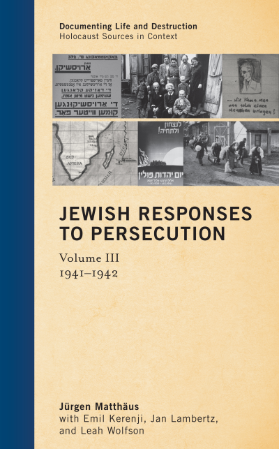 Cover of book: Jewish Responses to Persecution