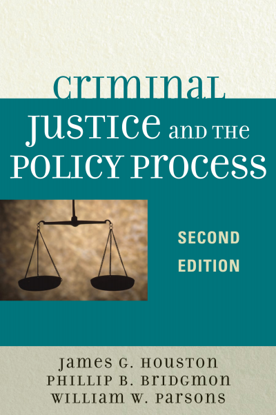Cover des Buchs: Criminal Justice and the Policy Process