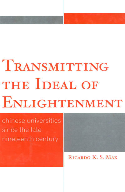 Cover des Buchs: Transmitting the Ideal of Enlightenment