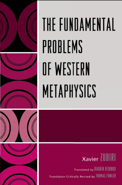Cover of book: The Fundamental Problems of Western Metaphysics