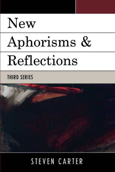 Cover des Buchs: New Aphorisms and Reflections
