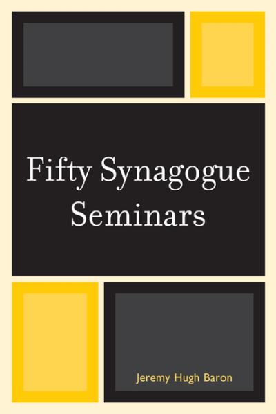 Cover des Buchs: Fifty Synagogue Seminars