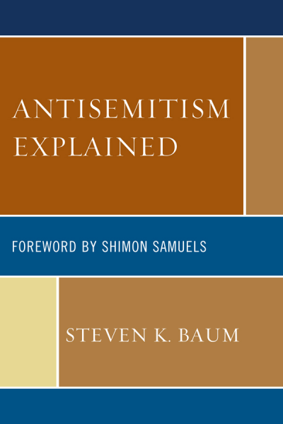 Cover of book: Antisemitism Explained